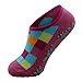 Skidders Girls Skid-Proof Gripper Socks - Size 7-9, Assorted 5-Pack