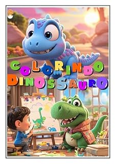 Livro Colorindo Dinossauro