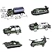 Fun Little Toys Diecast Military Vehicles Army Toy, Assorted Metal Model Cars, Helicopter, Fighter, Tank,Semi Truck, Jeep,Trees and Accessories for Kids Toddlers Boys