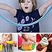MerryXGift 17 OZ Jumbo Fluffy Slime Set Scented Fluffy Floam Slime Stretchy Slime Toy for Kids Adults - 5 Colors (Orange, Blue, Green, Purple, Yellow)