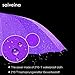 Saiveina 47 Inch Auto Open Straight Strong Durable Umbrella, 190T Fiber Waterproof Windproof Sport Umbrella 16 Ribs