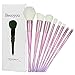 Makeup Brush Set, Becoyou 8 Pieces Professional Cosmetic Brushes Kit Face Eye Shadow Eyebrow Lip Foundation Blush Powder Liquid Cream Blending Brush, Purple