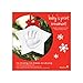 Tiny Ideas Newborn Star Babyprints Ornament, Baby's First Christmas Holiday Keepsake, Newborn Handprint or Footprint Clay Kit, Easy No-Bake DIY Impression, Gender-Neutral Baby Gift