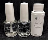 Dazzle Dry Trio Base Coat - Top Coat - Nail Prep