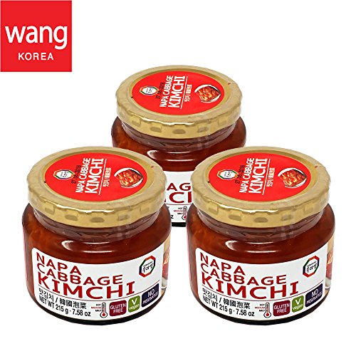 Korean Bottled Kimchi, Original Authentic Tasteful Bottle Napa Cabbage Kimchi, Vegan Gluten Free [No Preservatives] - 7.58 oz (3 Bottles) - Thumbnail 4