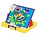 Wishland Magnetic Board Tabletop Learning Easeltoys /Magnetic Chalk Dry Erase Board Toddler Toys (2 Functions)