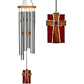 Woodstock Wind Chimes for Outside, Outdoor Decor, Garden, Patio and Front Porch Decor, (28") Memorial Sympathy Wind Chimes Am
