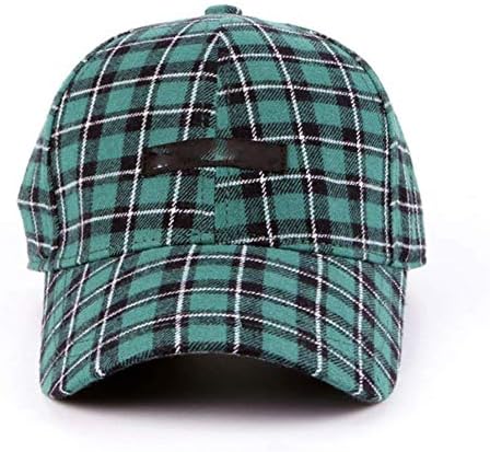 YOUZHI Hat Plaid Patch Baseball Cap Fashion Men's And Women's Autumn Winter Cap Cotton Wild Sun Hat