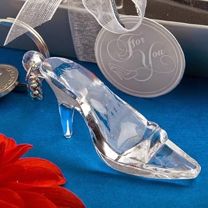 50 Cendrillon Chaussure Pantoufle De Verre Porte Cles Dragees Amazon Fr Cuisine Maison