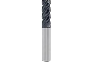 Carbide Square End Mill - 4 Flute - 5/8"-4T (1 Piece, 5/8") - for Milling Alloy Steels, Hardened Steel, Metal & More – Mill B