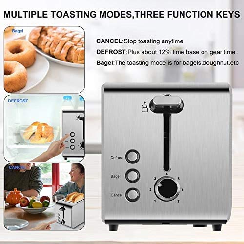 Toaster 2 Slice Toasters Best Rated Prime Retro Stainless Steel Toaster