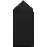 Mens Pre-Folded Pocket Squares on Card Pocket Handkerchief for Suit Accessories