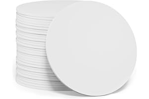 K LAKEY 10PCS NFC Tags NTAG215 NFC Cards, Round NFC 215 Tags Stickers PVC White Coin Cards 25mm, 504 Bytes Memory Works with Android iPhone and All NFC Enabled Devices