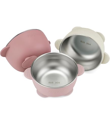 Sets de Table en Silicone pour Enfants et Bébés, Lot de 2 Sets de Sets de Table en Silicone pour Enfants et Bébés, Lot de 2 Sets de