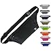 KISS GOLD Super Slim Close Fitting Waist Bag(Black)
