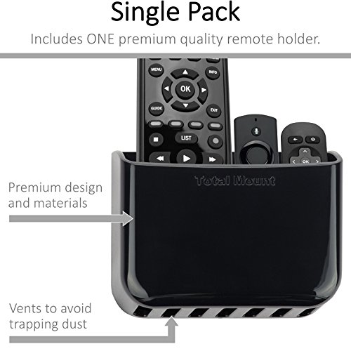 TotalMount Universal Remote Control Holder Large (Black) Pricepulse