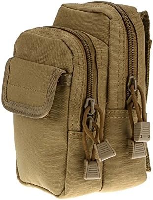 VOTOO Tactical Molle Pouch Compact EDC Utility Gadget Waist Bag Pack, Khaki