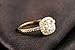 Winter Z Womens Jewelry Circular Bead Square Ring Diamond 18K Gold Ring Wedding,Ring Size 9