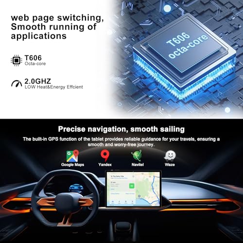 JVVQTB Tablet Android 15 Octa Core 30GB RAM + 128GB ROM (2TB TF) tablets 10 Inch | 5G + 2.4G WiFi | GPS |Widevine L1|Gemini AI|FHD | Bluetooth 5.0 | 8MP + 5MP | Type C, Tablets with a case - Black