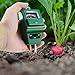 Soil pH, Moisture & Light Meter 3 Way Tester Kit, Gardening Acidity Probe Test Tool Plants Growth Watering Quality Monitoring (pH/Moisture/Light Range (Green)thumb 2