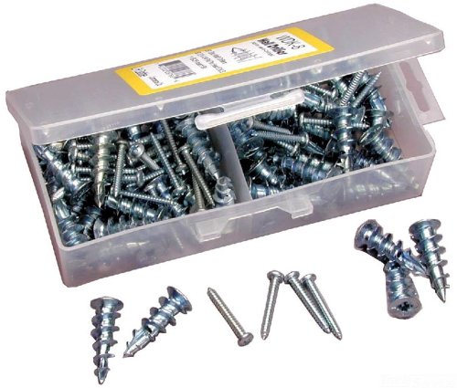 L.H. DottieWDK8T Wall Driller Kit, 8 by 1-1/4-Inch Length Screw, 8 Anchor, zinc