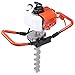 Yeshom 52cc Earth Auger Petrol Gas Powered Post Hole Digger Machine wit Fuel Mixing Tank for 4