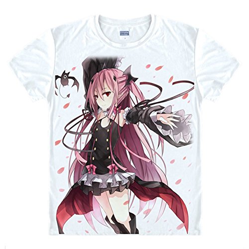 NEW Seraph of the End Krul Tepes Costume Tee Shirts Short Sleeve
