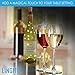 6 White Wine Bottle Cork Lights With 18 Pre-Installed + 18 Replacement Batteries included, Copper Wire Lights, String Led Lights for Bottles DIY, Mood Lights