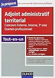 Adjoint administratif territorial - Concours et Examen professionel by 