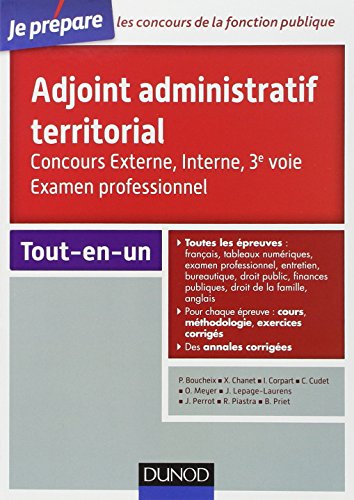 Adjoint administratif territorial - Concours et Examen professionel by (Paperback)