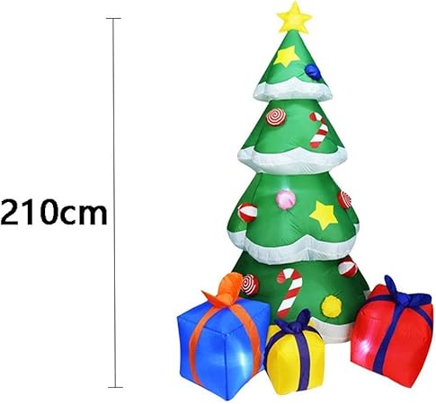 Immagini Colorate Di Natale.Lxixd Automatico Verde Gonfiabile Albero Di Natale Con Colorate Scatole Regalo Luci A Led Interni Esterni Cortile Prato Festa In Giardino 210 Cm Di Altezza Albero Di Natale Regalo Modello Gonfia Amazon It