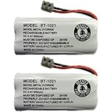 New Genuine OEM Uniden BT-1021 BBTG0798001 Cordless Handset Rechargeable Battery (2-Pack)