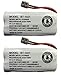 New Genuine OEM Uniden BT-1021 BBTG0798001 Cordless Handset Rechargeable Battery (2-Pack) primary