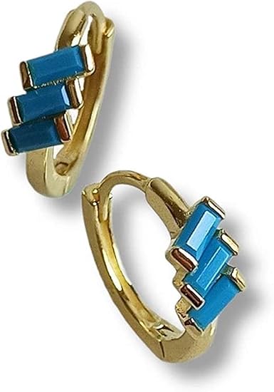 FOCALOOK Orecchini Cerchio Acciaio Argento 40mm Tublari Campanelle Orecchini Argento Orecchini a Cerchio Spessi