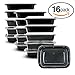 Meal Prep Containers[16 Pack]Meal Prep Bowls Food Containers Bento Box Lunch Box BPA Free ,Food Prep,Portion Control,Reusable, Washable Microwave Safe (28oz)