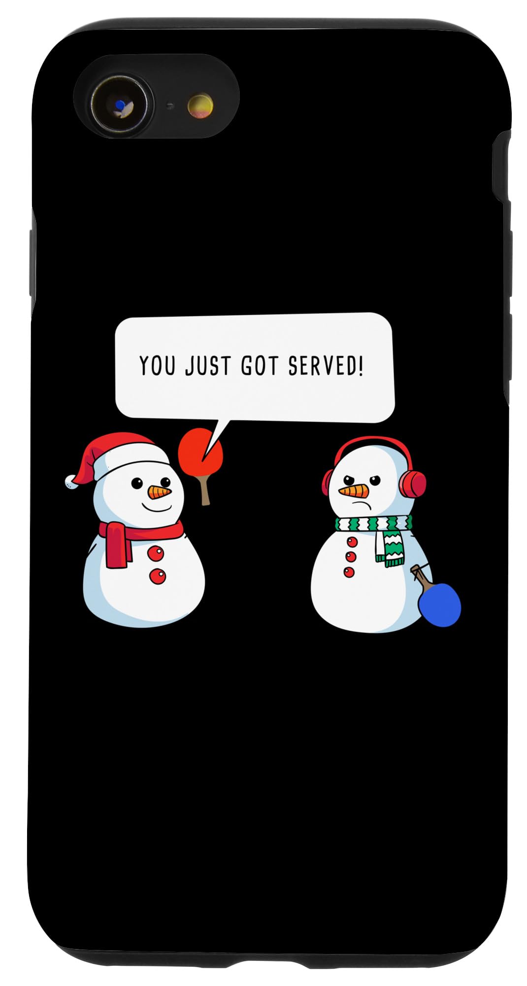 iPhone SE (2020) / 7 / 8 Ping Pong Funny Christmas Snowman – You Just Got Served Case