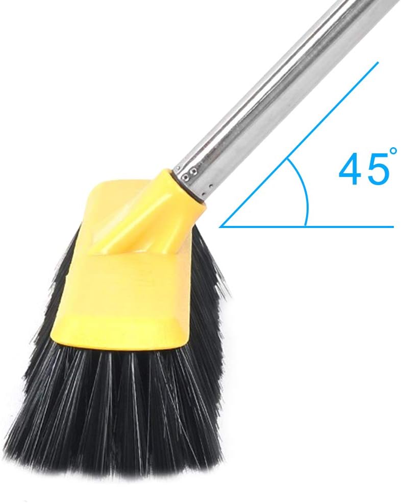 Floor Scrubbing Brush with Soft Bristles, 12.2 inch Wide - Image 4