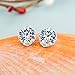 Cubic Zirconia Earrings-Women's Stainless CZ Simulated Diamond For Valentine,Wife,Lover,Girlfriend Gift