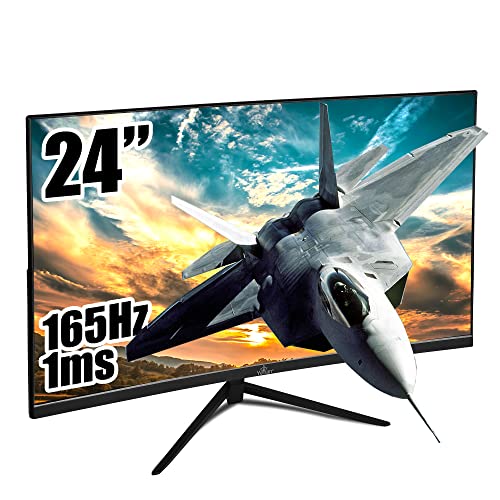 YEYIAN Sigurd 2502 24” Curved 1500 PC Gaming Frameless LED Monitor, 1080P FHD, 165Hz, 1ms, 3000:1, 16:9, 178°, 16.7M Colors, G-Sync, FreeSync, DP/HDMI/USB, Stereo Speaker, VESA, RGB, Tilt Adjustable