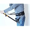 Pellor-Stand-Up-Offshore-Fishing-Gimbal-Padded-Fighting-Belt-Waist-Rod-Holder-Shoulder-Back-Harness-Black-Black-Small-Waistline-30-46inch