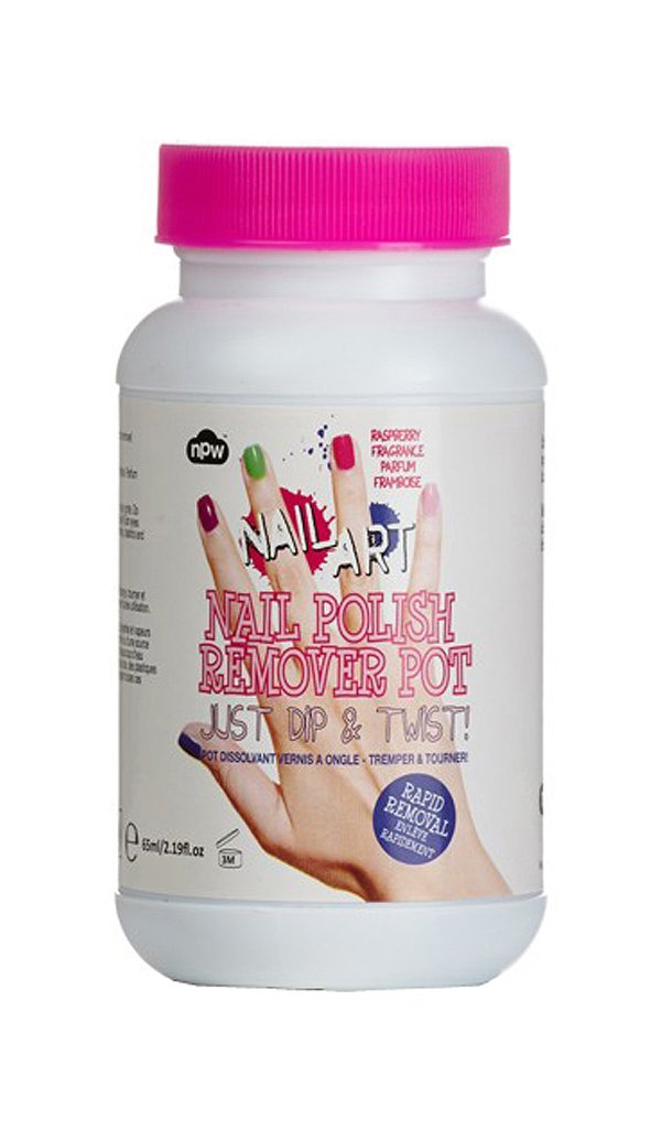 Raspberry Scented Nail Polish Remover Tub
