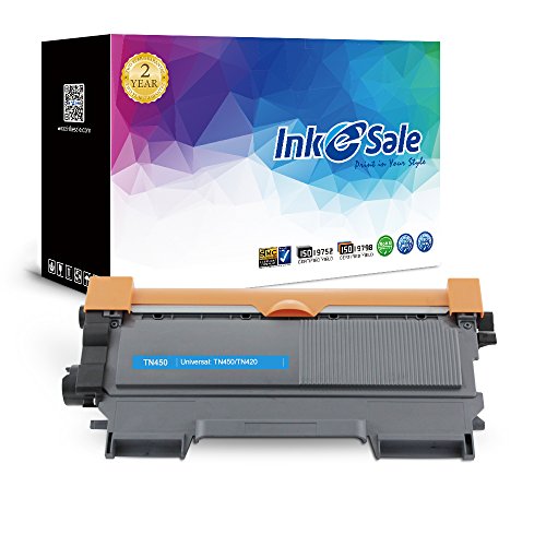 INK E-SALE Compatible High Yield Brother TN420 TN450 Toner Cartridge Black for Brother HL-2240 HL-2240D HL-2270DW HL-2280DW MFC-7360N MFC-7860DW HL-2220 MFC-7240 IntelliFax 2840 2940 Printer (1-Pack)