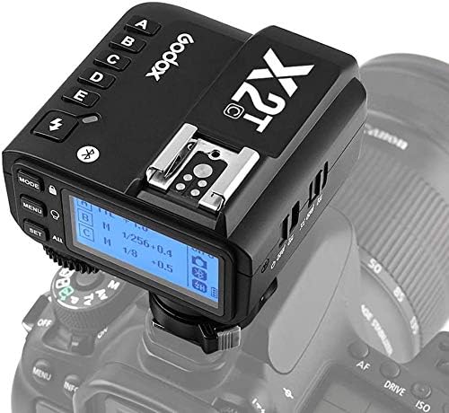 Godox X2T-C E-TTL II Wireless Flash Trigger Compatible for Canon DSLR Camera for Godox V1 AD200 AD200Pro TT685C TT350C V860II-C TT600 (1/8000s HSS 2.4G Wireless Trigger Transmitter)