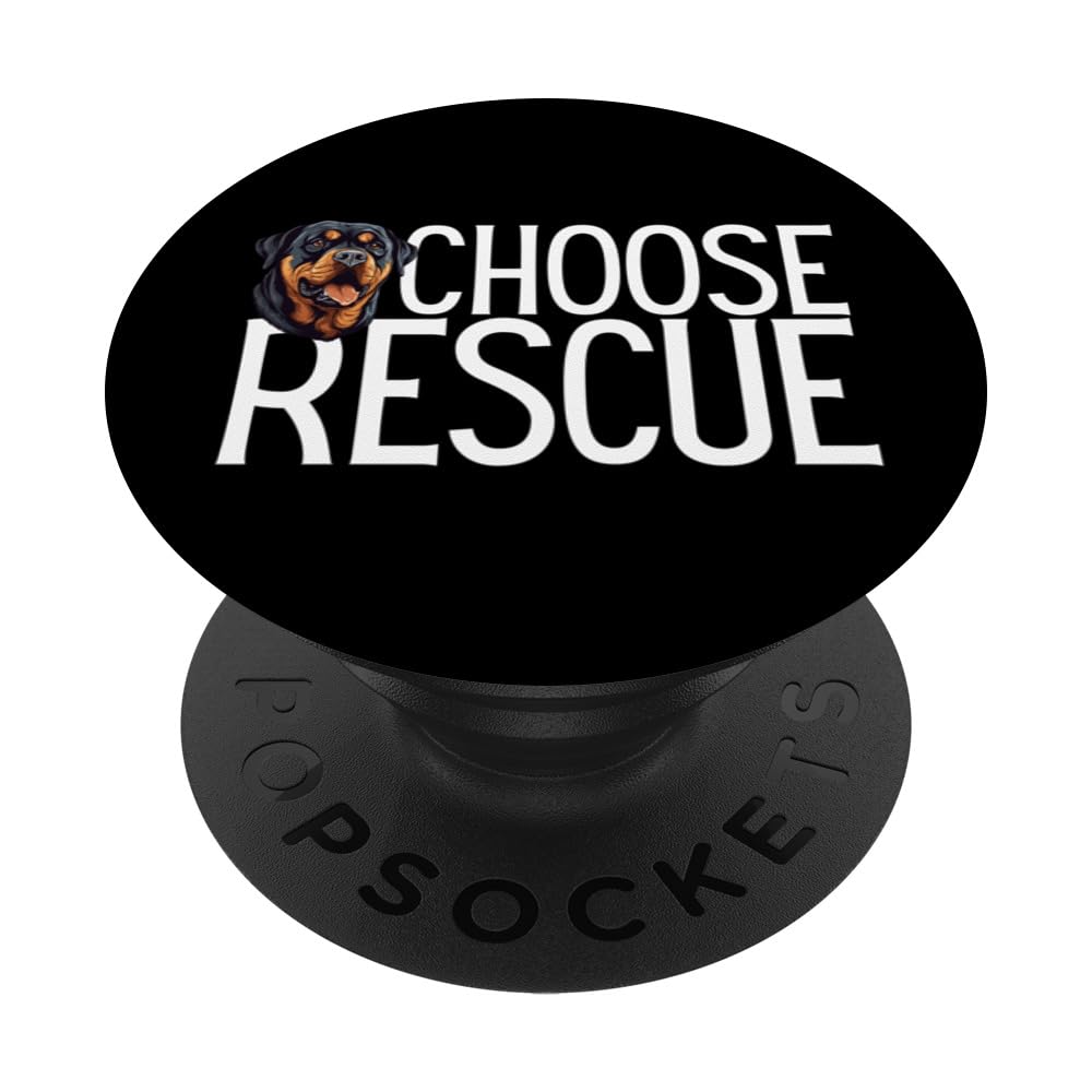 Choose Rescue is an animal enthusiast is a dedicated rescuer PopSockets Swappable PopGrip
