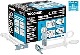 TOGGLER SNAPTOGGLE BC Toggle Anchor, Zinc-Plated Steel Channel, Made in US, 3/8" to 2-1/2" Grip Range, For 3/8"-16 UNC Fastener Size (Pack of 25)