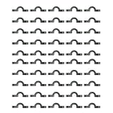 50 Kayak Pad Eye - Deck Loops - Tie Downs Nylon Bungee Pad Eye for Kayaks, Canoes or Boats (Fit: Emotion Kayaks, Feelfree Kayaks, Pelican Kayaks, Native Kayaks, Hobie Kayaks)