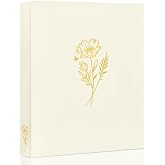 5x7 Photo Album 200 Photos 2 Pictures Per Page,100 Page Excellent Fabric Cover Picture Book for Photos,Photo Album 5x7 for Wedding Baby Family Pet Memories Beige