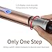 LANPRO Hair Straightener Upgraded Flat Straightening Iron-for All Hair Types Styling 2 in 1 Tourmaline Ceramic Curling Iron W/Rotating Adjustable Temperature 265-450℉10s Heating-Up 1 Inch Goldthumb 3