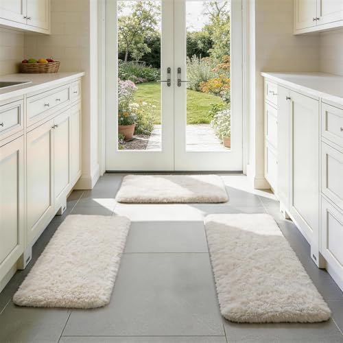 Ophanie 3 Piece Rug Set Ivory