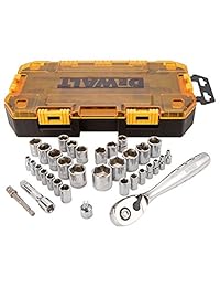 Juego de destornillador de tuerca y caja rígida de múltiples piezas dwmt73808 de Dewalt de 70 piezas, de 1 4 in